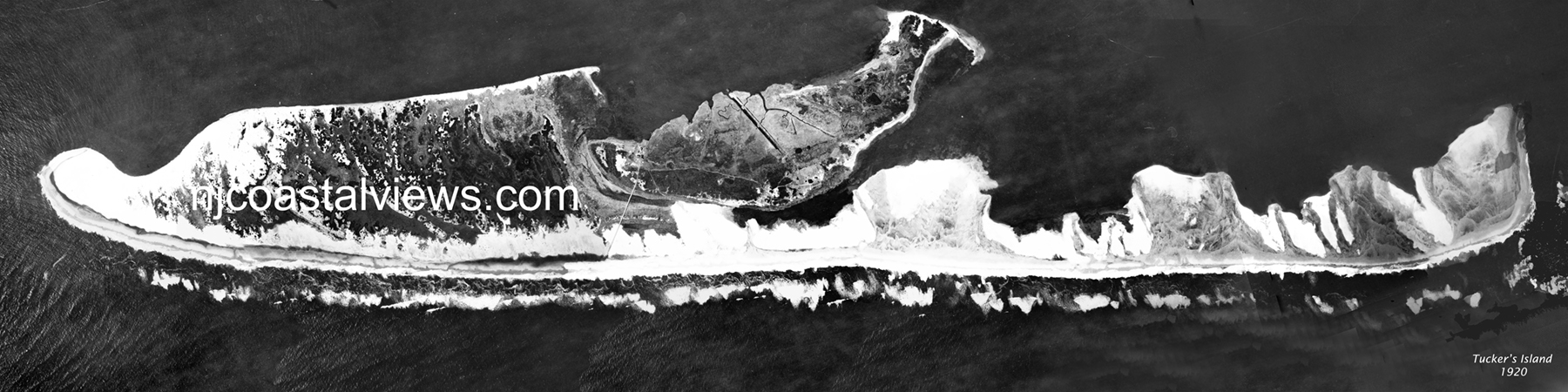 Tucker's Island 1920 aerial